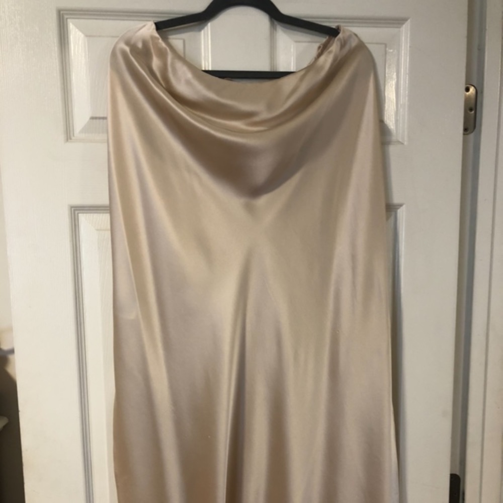 Banana Republic Silk Floor-Length Skirt